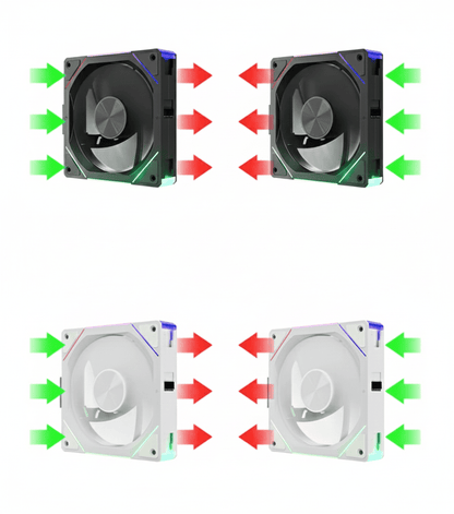 Kit Fan Gamer TEUCER JM-5 - Alto Desempenho