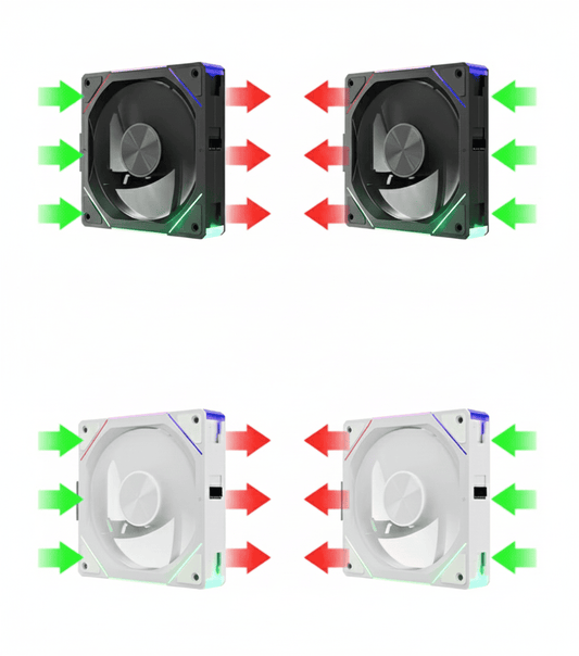 Kit Fan Gamer TEUCER JM-5 - Alto Desempenho