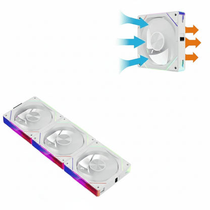 Kit Fan Gamer TEUCER JM-5 - Alto Desempenho