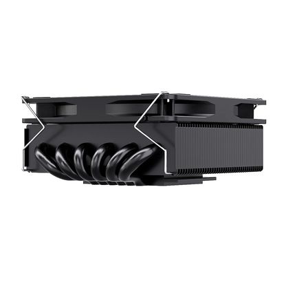 Cooler CPU TEUCER UT45 Low Profile 150W 6 Heatpipes ITX