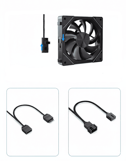 Kit Fan Gamer TEUCER JM-5 - Alto Desempenho