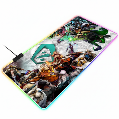 Mouse Pad RGB Gamer Premium Touro Tech