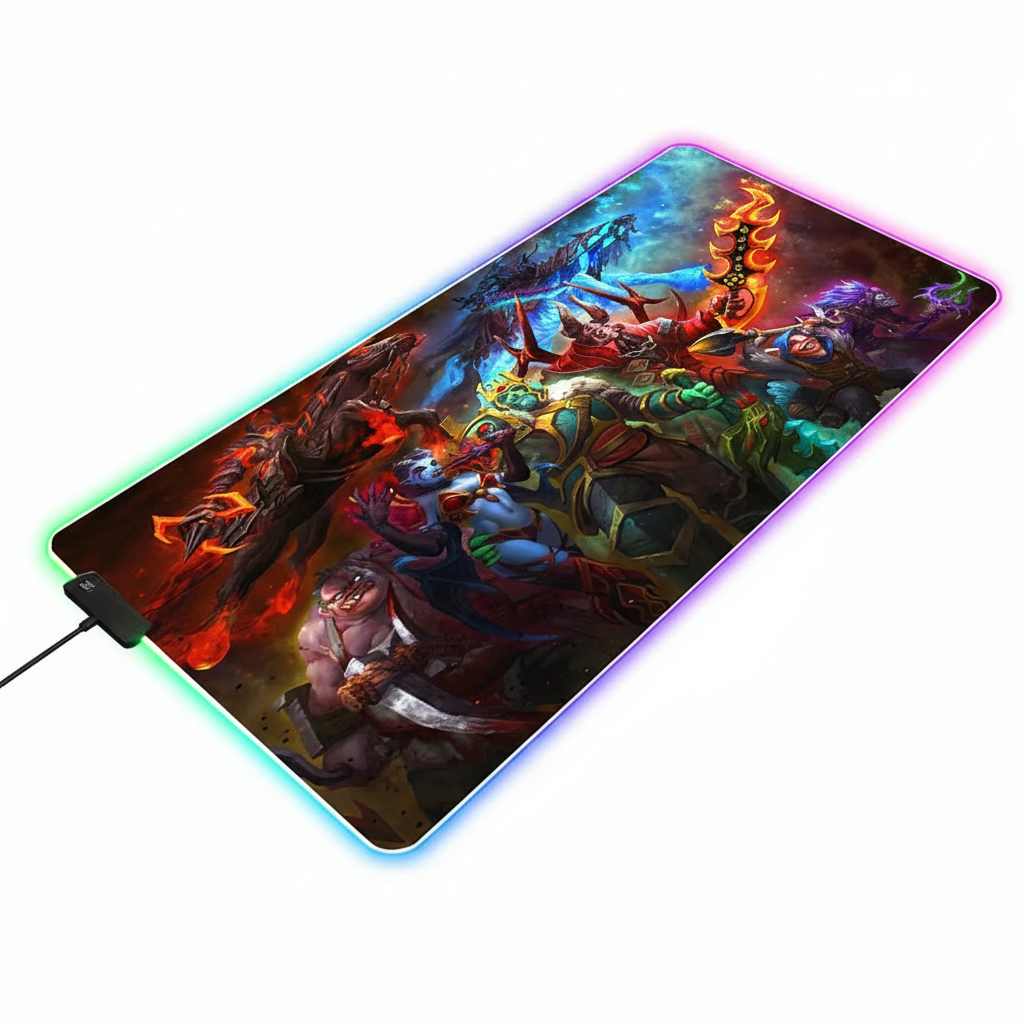 Mouse Pad RGB Gamer Premium Touro Tech