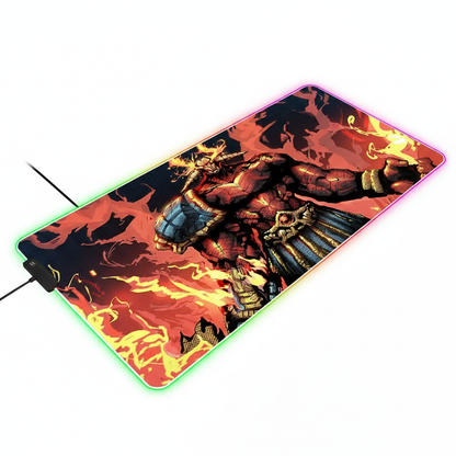 Mouse Pad RGB Gamer Premium Touro Tech