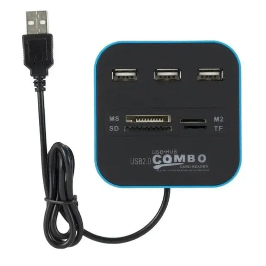 Hub USB com Leitor de Cartões Integrado Touro Tech